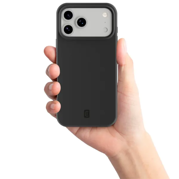 Husă pentru smartphone Apple iPhone 17 Pro Max Cellularline / Back / Silicon / Black photo 5