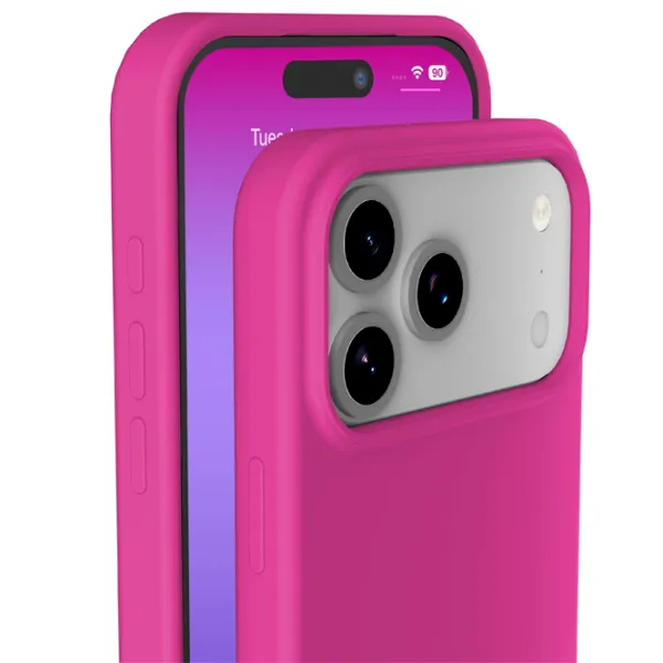 Husă pentru smartphone Apple iPhone 17 Pro Max Cellularline / Back / Silicon / Pink photo 4