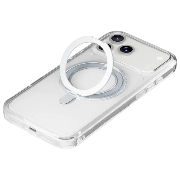Husă pentru smartphone Apple iPhone 17 Pro Max Cellularline / MagSafe Back / TPU / White Transparent photo 3