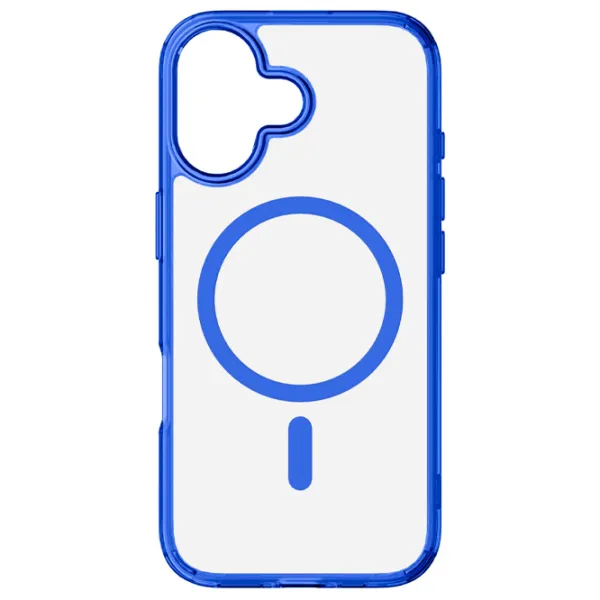 Husă pentru smartphone Apple iPhone 17  Cellularline / MagSafe Back / TPU / Transparent Blue photo 2