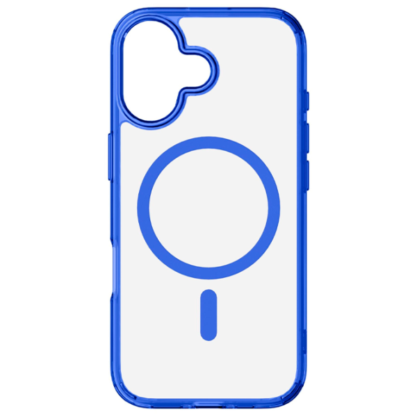 Husă pentru smartphone Apple iPhone 17  Cellularline / MagSafe Back / TPU / Transparent Blue photo 2