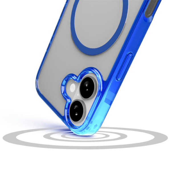 Husă pentru smartphone Apple iPhone 17  Cellularline / MagSafe Back / TPU / Transparent Blue photo 5