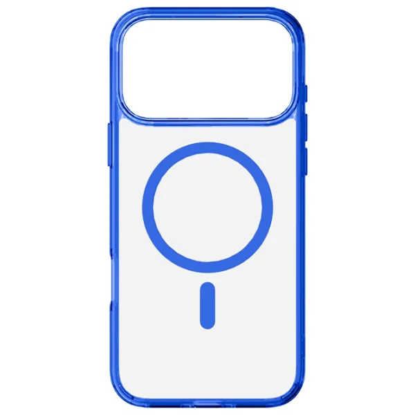 Husă pentru smartphone Apple iPhone 17 Pro Max Cellularline / MagSafe Back / TPU / Transparent Blue photo 2