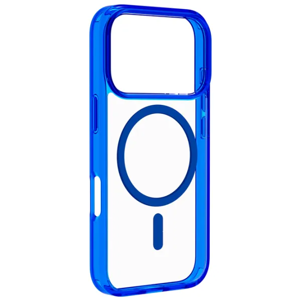 Husă pentru smartphone Apple iPhone 17 Pro Max Cellularline / MagSafe Back / TPU / Transparent Blue photo 3