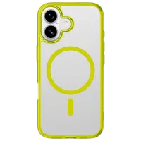 Husă pentru smartphone Apple iPhone 17  Cellularline / MagSafe Back / TPU / Transparent Lime