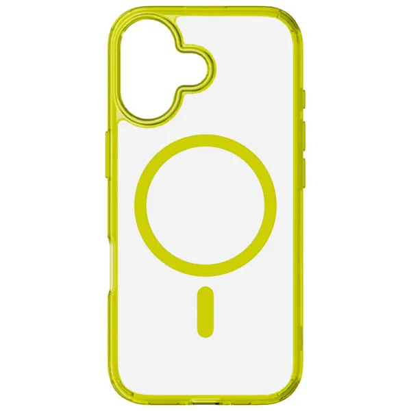 Husă pentru smartphone Apple iPhone 17  Cellularline / MagSafe Back / TPU / Transparent Lime photo 2