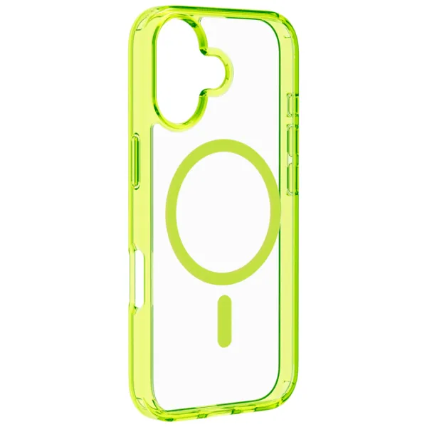 Husă pentru smartphone Apple iPhone 17  Cellularline / MagSafe Back / TPU / Transparent Lime photo 3