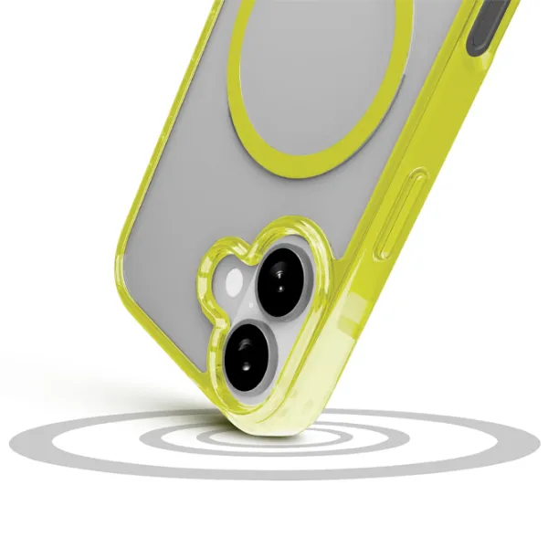 Husă pentru smartphone Apple iPhone 17  Cellularline / MagSafe Back / TPU / Transparent Lime photo 4