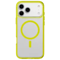 Husă pentru smartphone Apple iPhone 17 Pro Max Cellularline / MagSafe Back / TPU / Transparent Lime