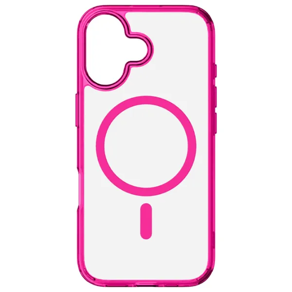 Husă pentru smartphone Apple iPhone 17  Cellularline / MagSafe Back / TPU / Transparent Pink photo 2