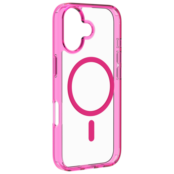Husă pentru smartphone Apple iPhone 17  Cellularline / MagSafe Back / TPU / Transparent Pink photo 3