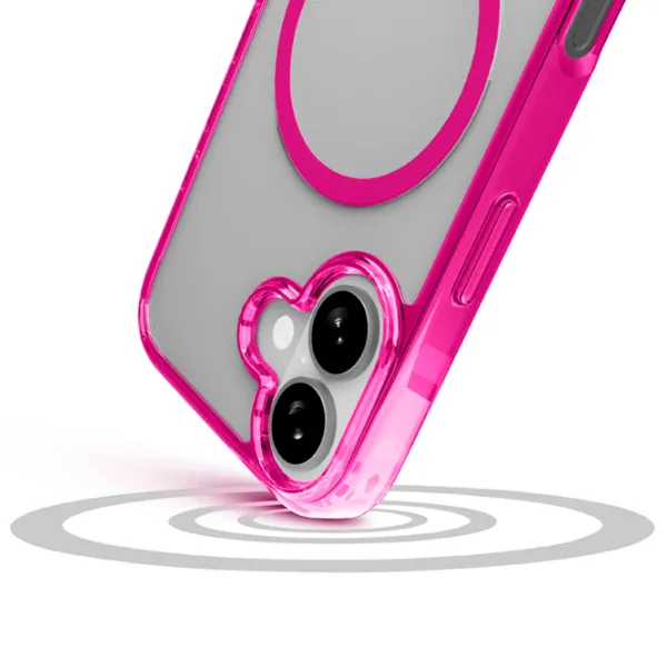 Husă pentru smartphone Apple iPhone 17  Cellularline / MagSafe Back / TPU / Transparent Pink photo 5