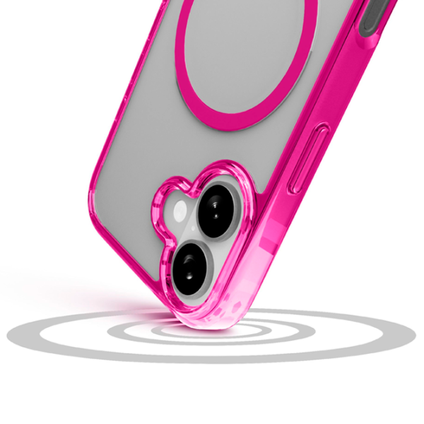Husă pentru smartphone Apple iPhone 17  Cellularline / MagSafe Back / TPU / Transparent Pink photo 5