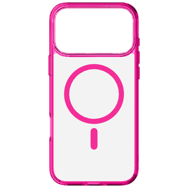 Husă pentru smartphone Apple iPhone 17 Pro Max Cellularline / MagSafe Back / TPU / Transparent Pink photo 2