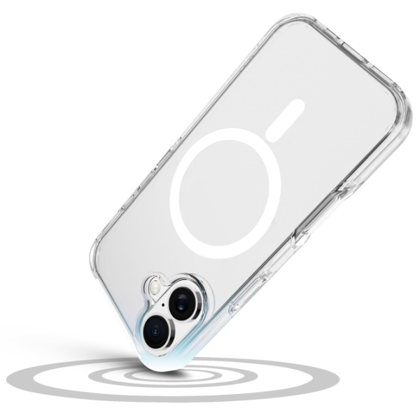 Husă pentru smartphone Apple iPhone 17  Cellularline / MagSafe Back / TPU / White Transparent photo 5