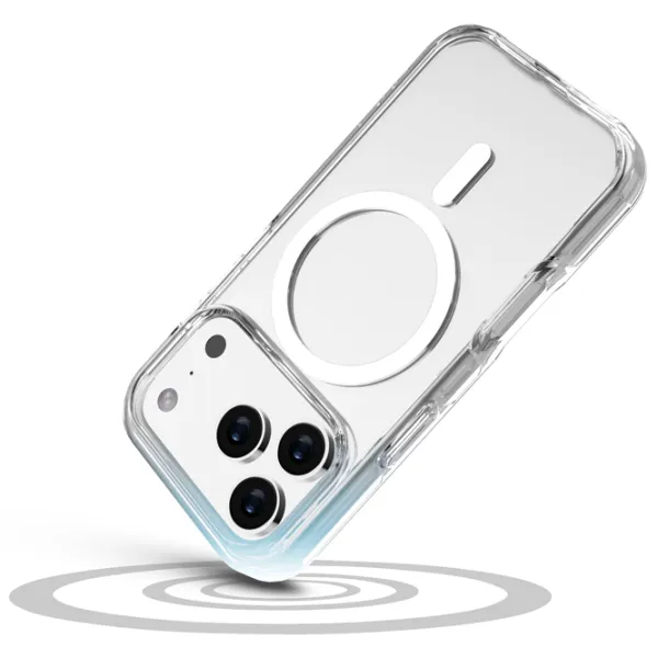 Husă pentru smartphone Apple iPhone 17 Pro Max Cellularline / MagSafe Back / TPU / White Transparent photo 5