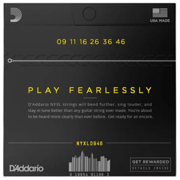 Струны D'Addario NYXL0946   / Cталь photo 2