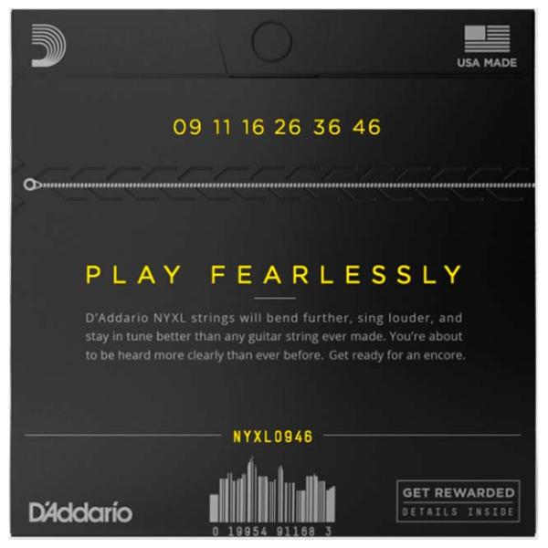 Струны D'Addario NYXL0946   / Cталь photo 2
