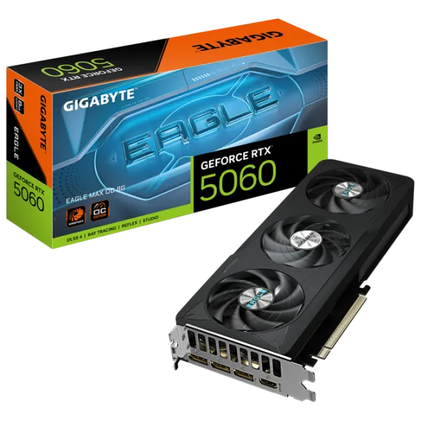 Видеокарта Gigabyte GeForce RTX 5060 EAGLE MAX OC PCI Express x16 5.0 / 8 ГБ photo 10