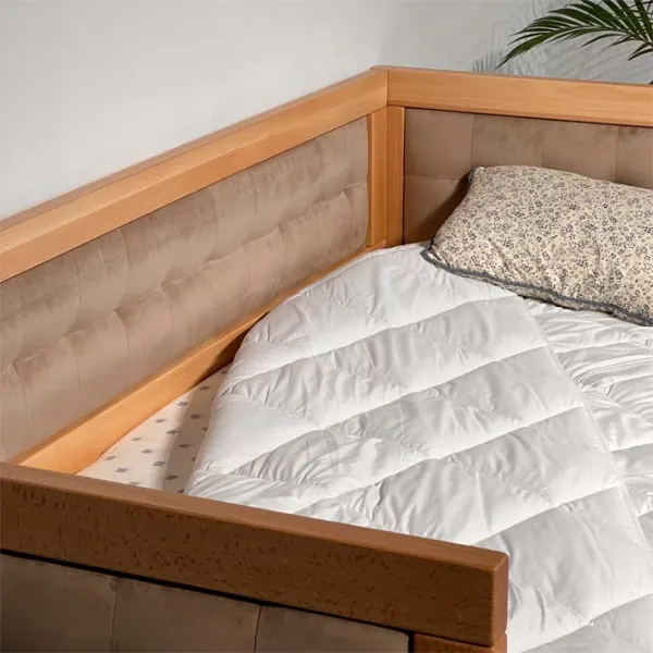 Pat Mobicasa Elsa 90 x 200 cm / Lemn / Wood photo 3 Pat Mobicasa Elsa 90 x 200 cm / Lemn / Wood photo 3