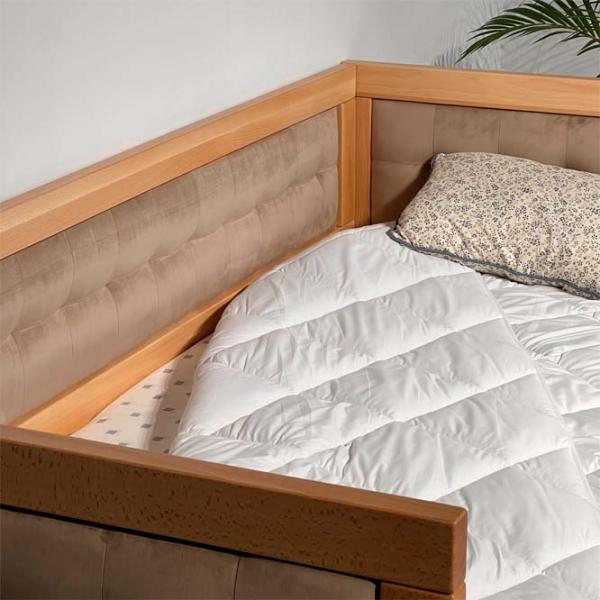 Pat Mobicasa Elsa 90 x 200 cm / Lemn / Wood photo 3 Pat Mobicasa Elsa 90 x 200 cm / Lemn / Wood photo 3