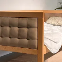 Кровать Mobicasa Elsa 90 x 200 см / Дерево / Wood photo 6
