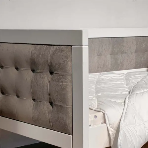 Pat Mobicasa Elsa 90 x 200 cm / Lemn / White photo 4 Pat Mobicasa Elsa 90 x 200 cm / Lemn / White photo 4