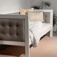 Кровать Mobicasa Elsa 90 x 200 см / Дерево / Белый photo 6