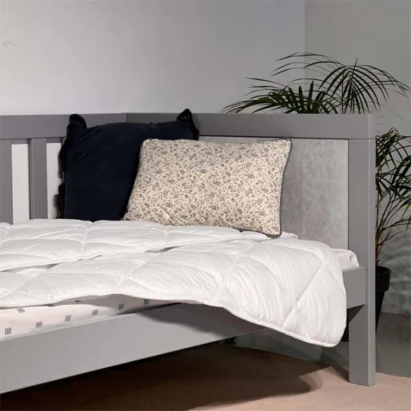 Кровать Mobicasa Anna 90 x 200 см / Дерево / Серый photo 2 Кровать Mobicasa Anna 90 x 200 см / Дерево / Серый photo 2