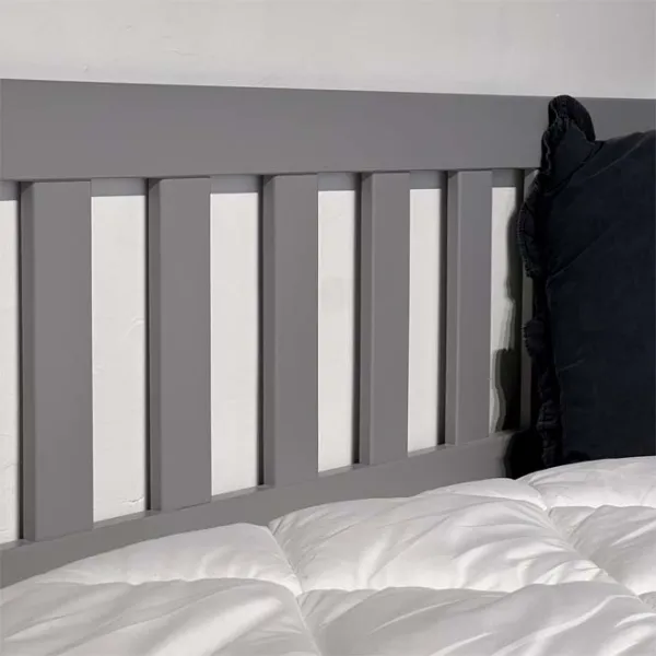 Кровать Mobicasa Anna 90 x 200 см / Дерево / Серый photo 3 Кровать Mobicasa Anna 90 x 200 см / Дерево / Серый photo 3