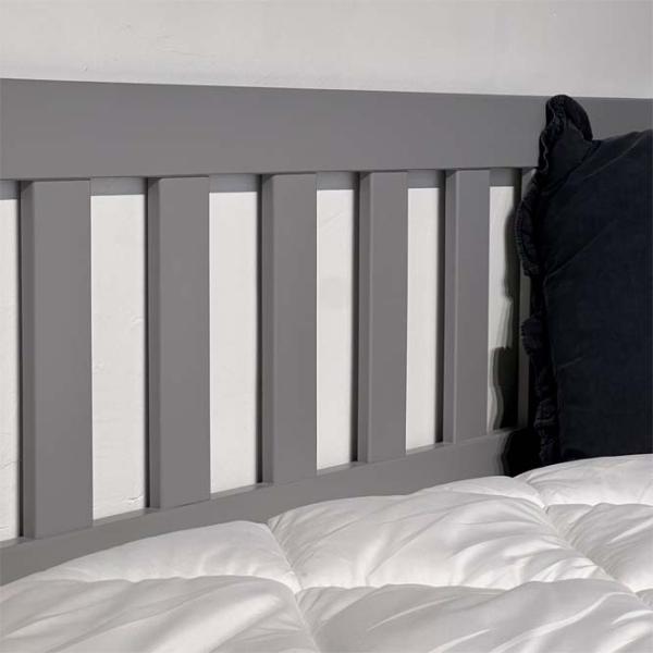 Кровать Mobicasa Anna 90 x 200 см / Дерево / Серый photo 3 Кровать Mobicasa Anna 90 x 200 см / Дерево / Серый photo 3