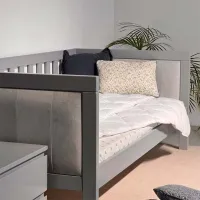Кровать Mobicasa Anna 90 x 200 см / Дерево / Серый photo 5