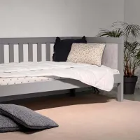 Кровать Mobicasa Anna 90 x 200 см / Дерево / Серый photo 6