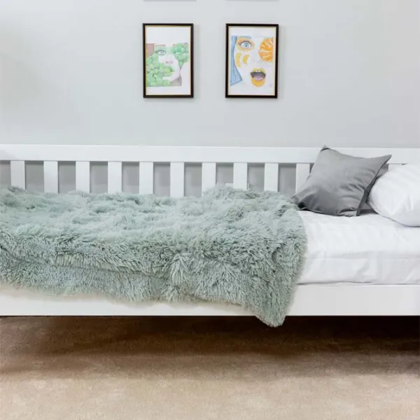 Кровать Mobicasa Anna 90 x 200 см / Дерево / Белый photo 7 Кровать Mobicasa Anna 90 x 200 см / Дерево / Белый photo 7