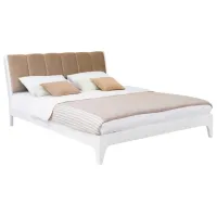 Кровать Mobicasa Malmo 180 x 200 см / Дерево / Белый