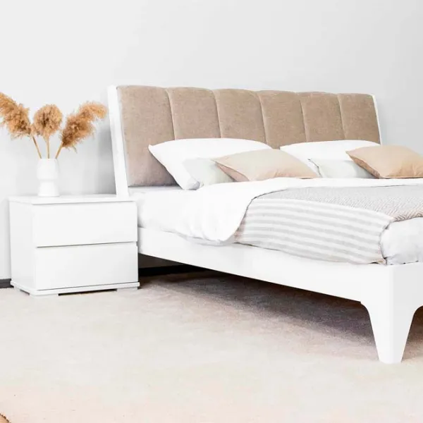 Кровать Mobicasa Malmo 180 x 200 см / Дерево / Белый photo 6 Кровать Mobicasa Malmo 180 x 200 см / Дерево / Белый photo 6