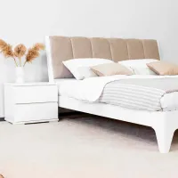 Кровать Mobicasa Malmo 180 x 200 см / Дерево / Белый photo 6
