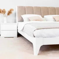 Кровать Mobicasa Malmo 180 x 200 см / Дерево / Белый photo 7