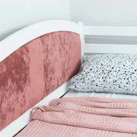 Кровать Mobicasa Rapunzel 90 x 200 см / Дерево / Белый photo 3