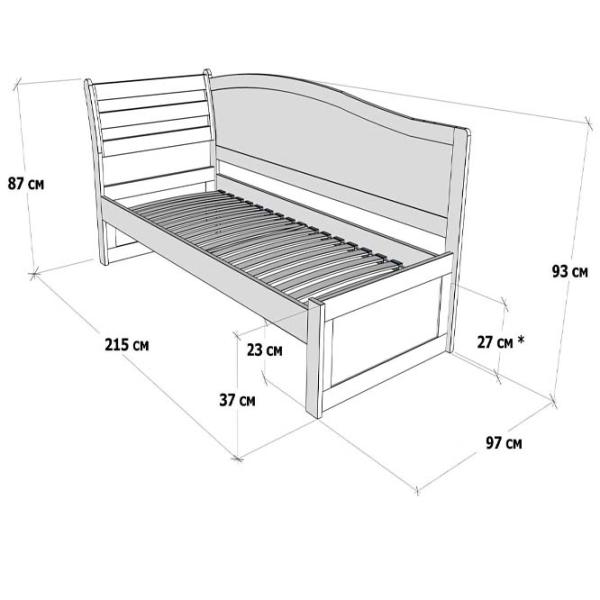 Кровать Mobicasa Rapunzel 90 x 200 см / Дерево / Белый photo 5 Кровать Mobicasa Rapunzel 90 x 200 см / Дерево / Белый photo 5