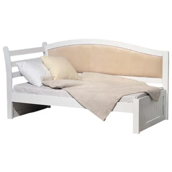 Pat Mobicasa Rapunzel 90 x 200 cm / Lemn / White photo 1 Pat Mobicasa Rapunzel 90 x 200 cm / Lemn / White photo 1