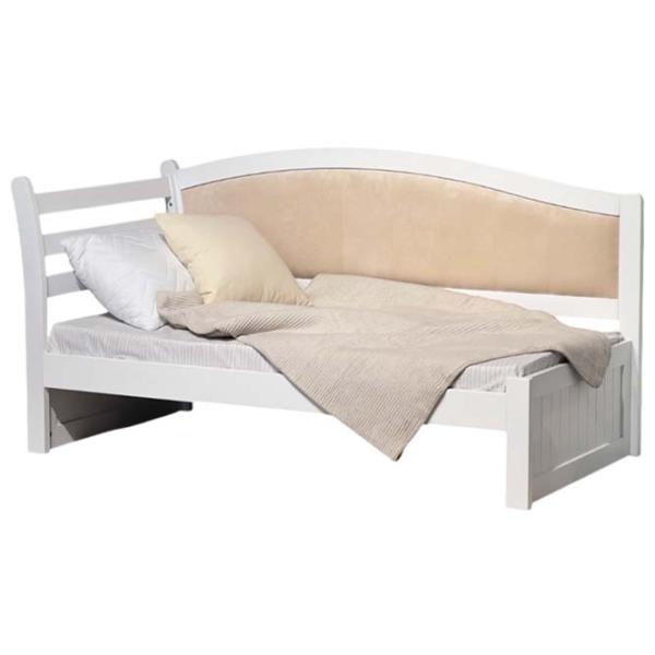 Pat Mobicasa Rapunzel 90 x 200 cm / Lemn / White photo 1 Pat Mobicasa Rapunzel 90 x 200 cm / Lemn / White photo 1