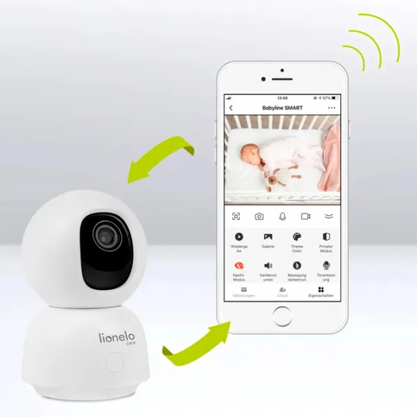 Радио-няня Lionelo Babyline View Сеть / 8 м photo 5