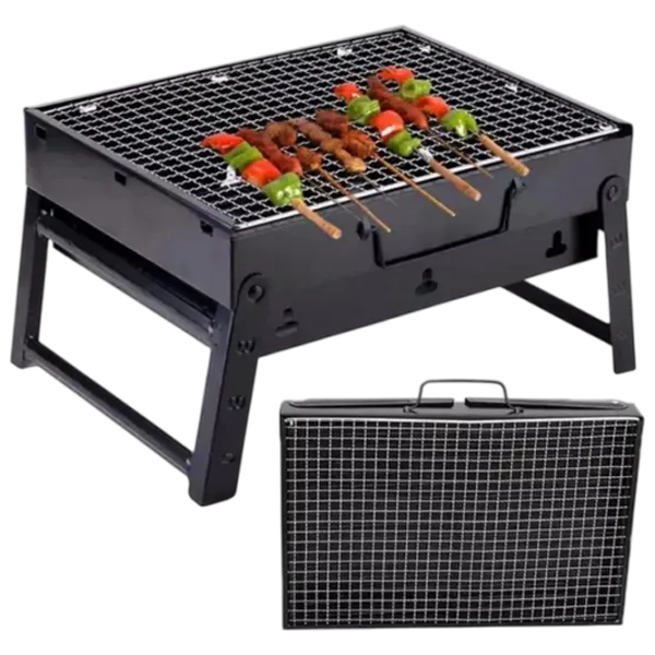 Grătar 4Life BBQ Grill AT95 Brichete, cărbuni / Portabil photo 6