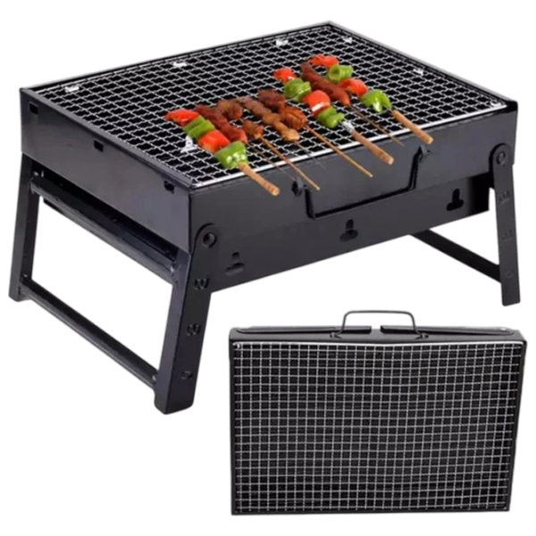 Grătar 4Life BBQ Grill AT95 Brichete, cărbuni / Portabil photo 6