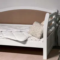 Кровать Mobicasa Rapunzel 90 x 200 см / Дерево / Белый photo 3