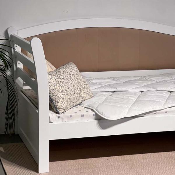 Pat Mobicasa Rapunzel 90 x 200 cm / Lemn / White photo 2 Pat Mobicasa Rapunzel 90 x 200 cm / Lemn / White photo 2