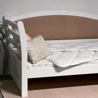 Кровать Mobicasa Rapunzel 90 x 200 см / Дерево / Белый photo 2