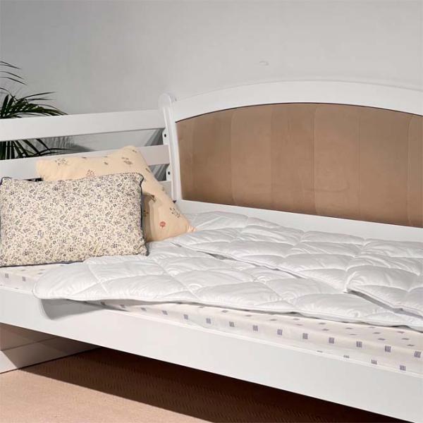 Pat Mobicasa Rapunzel 90 x 200 cm / Lemn / White photo 3 Pat Mobicasa Rapunzel 90 x 200 cm / Lemn / White photo 3