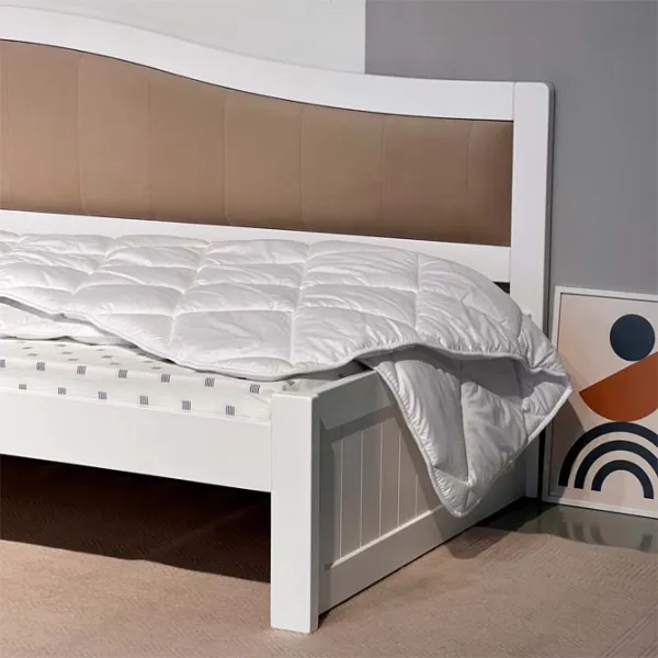 Pat Mobicasa Rapunzel 90 x 200 cm / Lemn / White photo 4 Pat Mobicasa Rapunzel 90 x 200 cm / Lemn / White photo 4